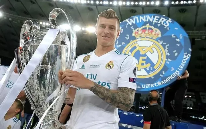 Tiền vệ Toni Kroos có cơ hội thắng chiếc cúp Champions League thứ 15 cho Real Madrid
