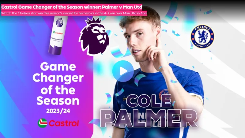 Cole Palmer ghi dấu ấn trong trận thắng ngược Man United 4-3