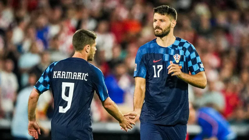 Kramaric và Petkovic của tuyển Croatia