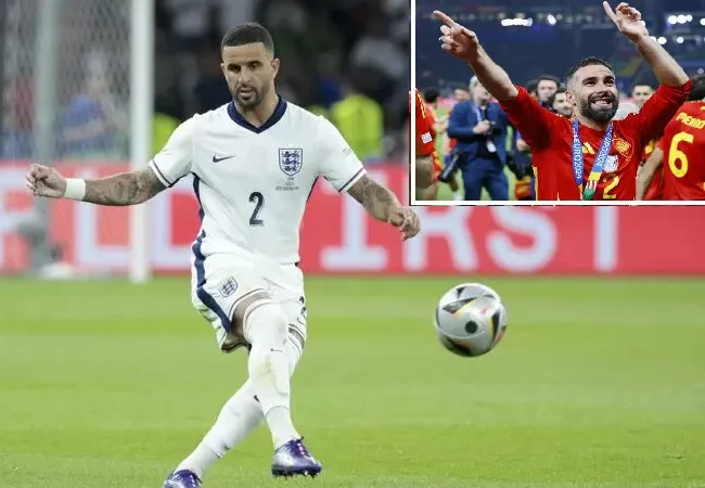 Kyle Walker chứ không phải Dani Carvajal được chọn