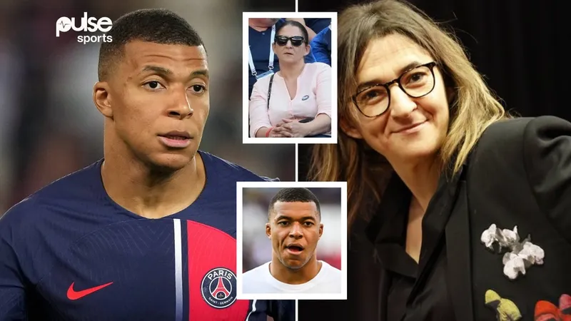Kylian Mbappe và người đại diện Fayza Lamari