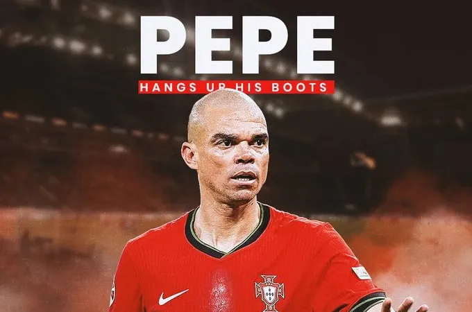 Trung vệ thép của tuyển Bồ Đào Nha Pepe giã từ bóng đá