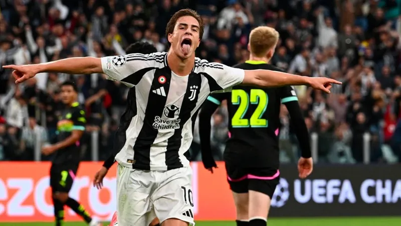 Kenan Yildiz ghi bàn ở Champions League lúc 19 tuổi 4 tháng 13 ngày