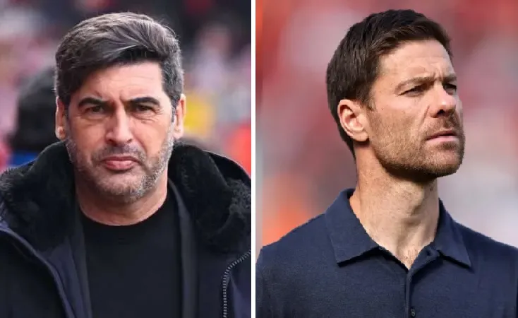 Paulo Fonseca (Milan) và Xabi Alonso (Leverkusen)