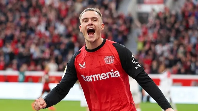 Florian Wirtz chiếm giữ những thông số hàng đầu Bundesliga