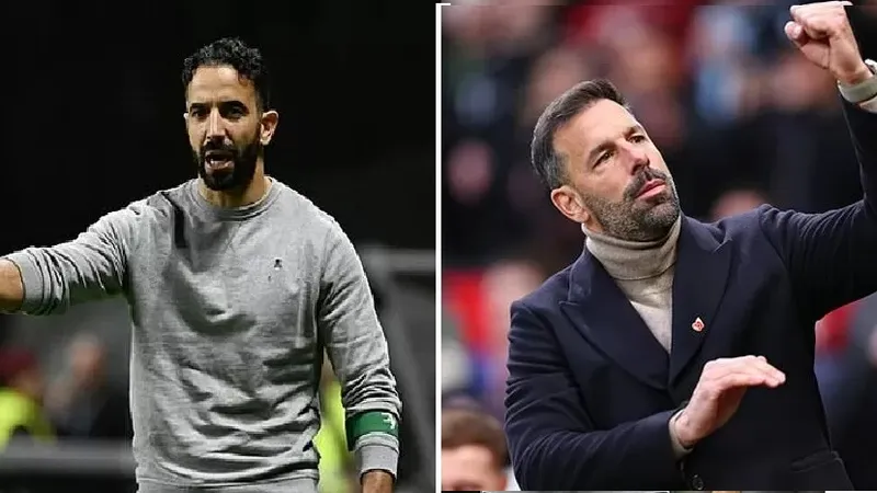 Ruben Amorim và Ruud Van Nistelrooy