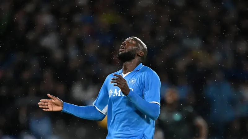 Romelu Lukaku đang gây thất vọng ở Napoli