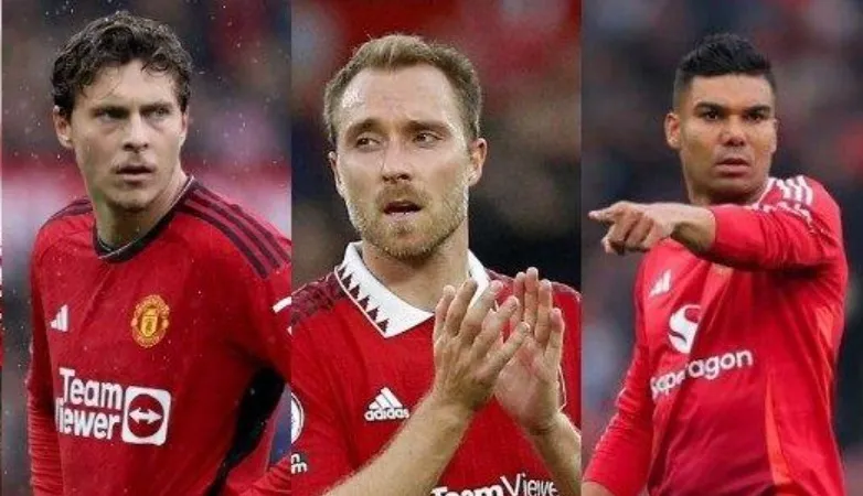  Victor Lindelof, Christian Eriksen và Casemiro