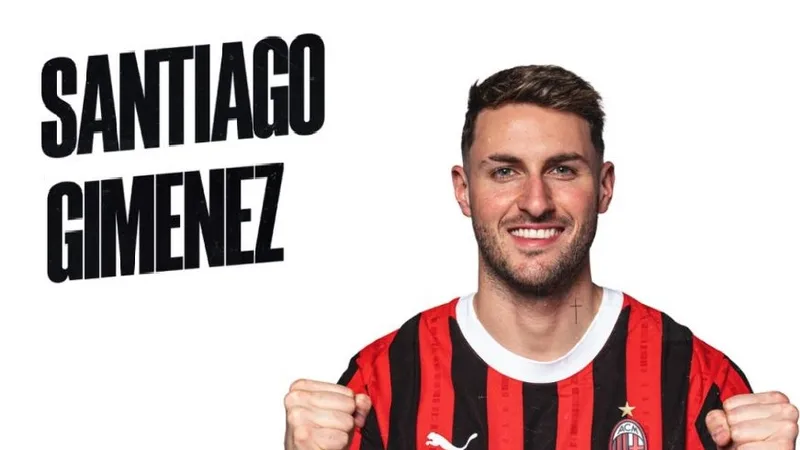 Santiago Gimenez sẽ đá chính trên hàng tấn công Milan