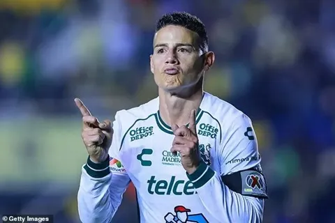James Rodriguez trong màu áo Leon