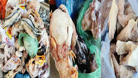 Trung Quốc thu giữ 400 tấn thực phẩm đông lạnh, bắt 7 nghi can