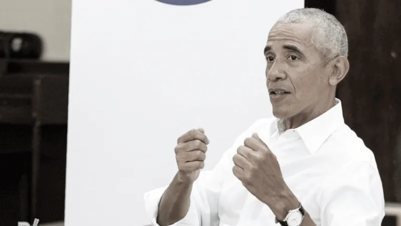Cựu Tổng thống Mỹ Barack Obama nằm trong danh sách 500 người Mỹ bị cấm vào Nga. Ảnh: Dimsum Daily Hongkong