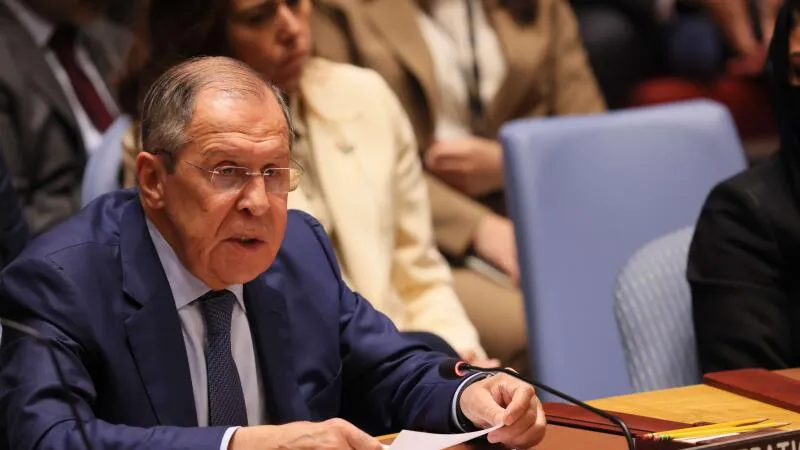 Hiện chưa rõ Mỹ có cấp thị thực cho Ngoại trưởng Nga Sergei Lavrov trong thời gian Nga làm Chủ tịch HĐBA. Ảnh : LE MONDE