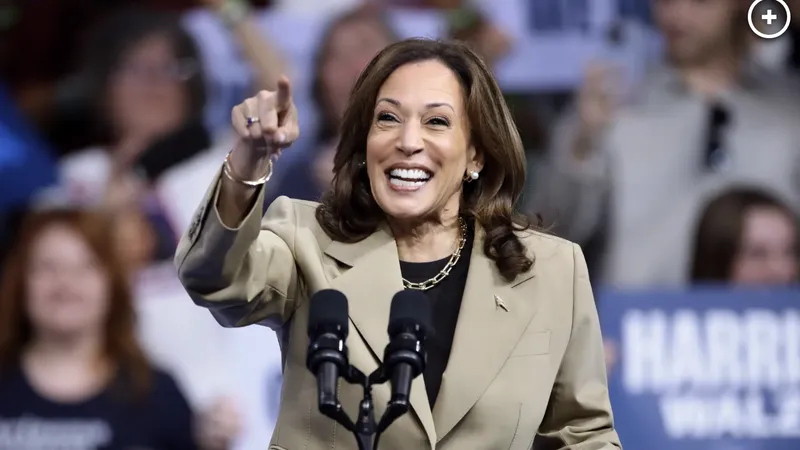 Phó Tổng thống Mỹ Kamala Harris đang có động lực mới. Ảnh: ZUMAPRESS.com
