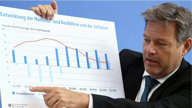 Bộ trưởng Kinh tế và Khí hậu Robert Habeck dự báo tình hình kinh tế Đức. Ảnh: CNBC