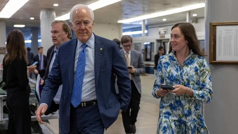 Thượng nghị sĩ đảng Cộng hòa John Cornyn ủng hộ mạnh mẽ yêu cầu của Tổng thống đắc cử Donald Trump Ảnh: The Straitstimes