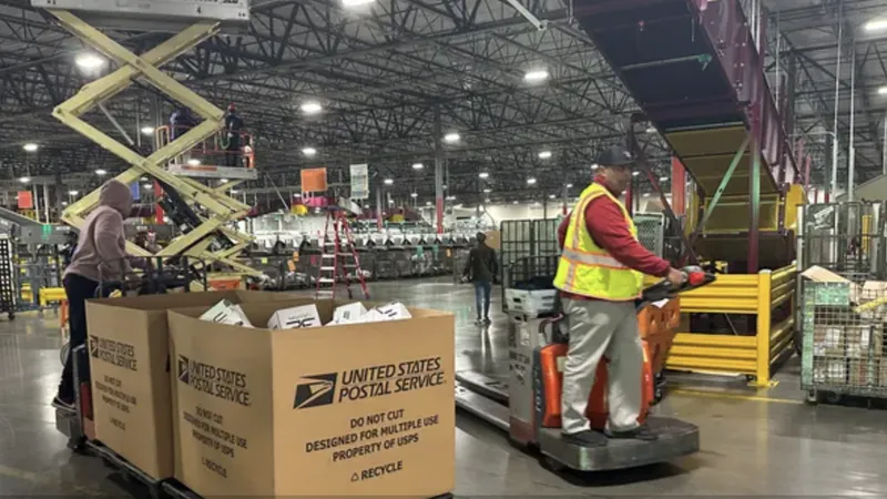Dịch vụ của USPS ngừng nhận bưu kiện từ Trung Quốc. Ảnh: USA Today