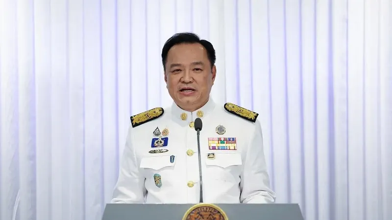 Thủ tướng Thái Lan Anutin Charnvirakul đã công bố danh sách nội các. Ảnh: THE EDGE MALAYSIA