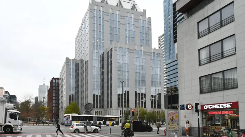 Trụ sở chính của Euroclear tại thủ đô Brussels của Bỉ. Ảnh: DPA