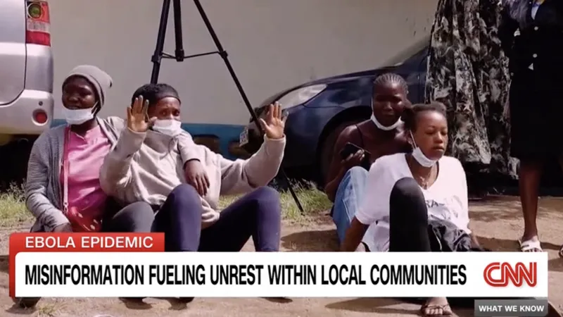 Dịch ebola gây hoảng loạn ở các cộng đồng. Ảnh : CNN