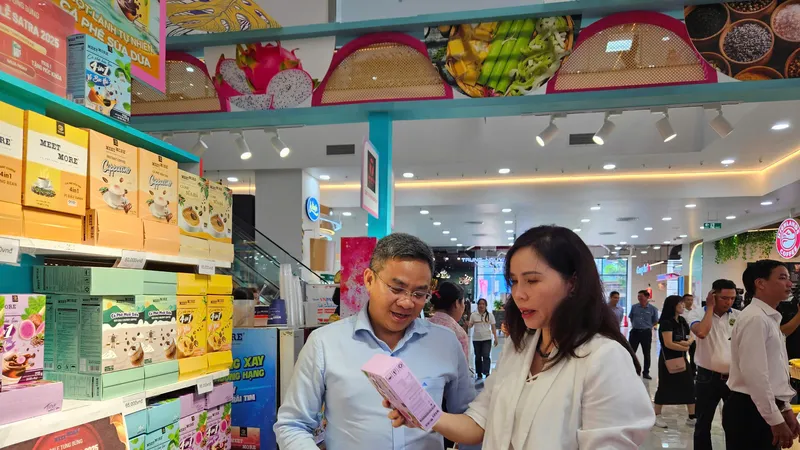 Sản phẩm cà phê xuất khẩu của một doanh nghiệp Việt Nam. Ảnh: MINH XUÂN