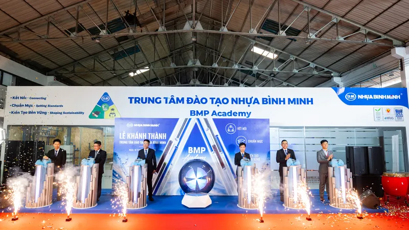 Công ty Cổ phần Nhựa Bình Minh vừa đưa vào hoạt động trung tâm đào tạo BMP Academy. Ảnh Minh Xuân