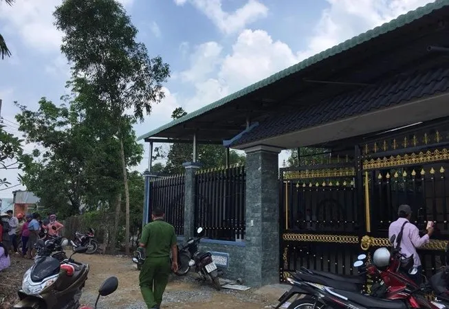 Căn nhà nơi xảy ra vụ việc đau lòng