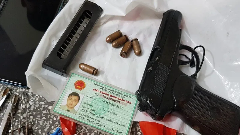 Tang vật bị cơ quan công an thu giữ