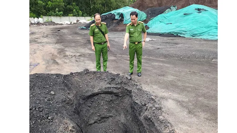 Phát hiện bãi chôn rác thải trái phép quy mô lớn ở Bình Dương