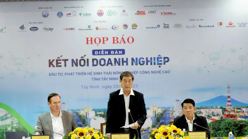 Tây Ninh: Họp báo giới thiệu diễn đàn kết nối doanh nghiệp đầu tư, phát triển hệ sinh thái nông nghiệp công nghệ cao