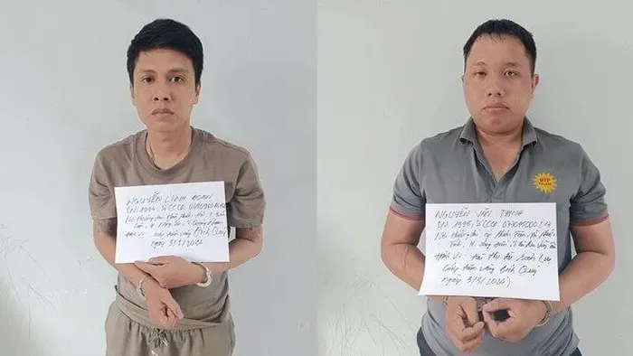 Bình Dương: Bắt 2 nghi can cướp tiệm vàng ở huyện Bàu Bàng