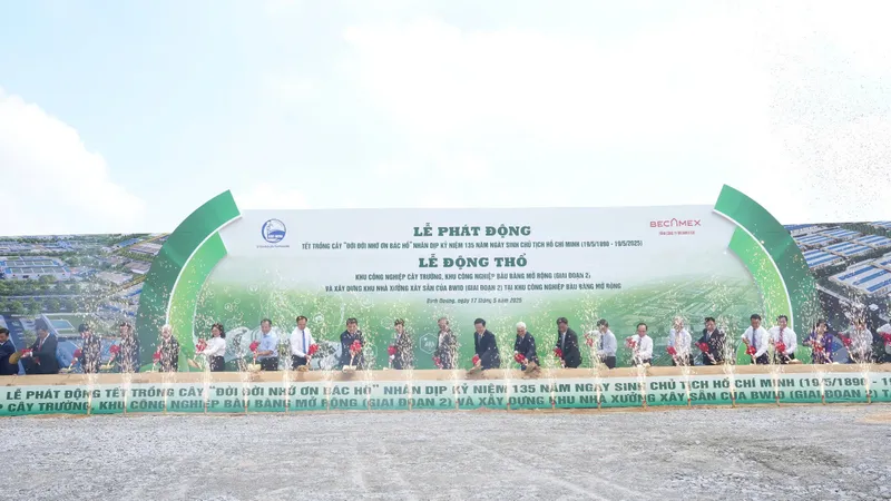 Bình Dương: Động thổ xây dựng 2 KCN Cây Trường và Bàu Bàng 