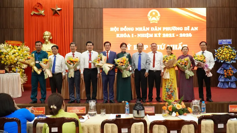 HĐND phường Dĩ An, TPHCM tổ chức Kỳ họp thứ I nhiệm kỳ 2021-2026