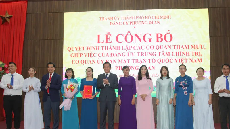 Đảng ủy phường Dĩ An, TPHCM: Tập trung thực hiện tốt việc chỉnh trang đô thị