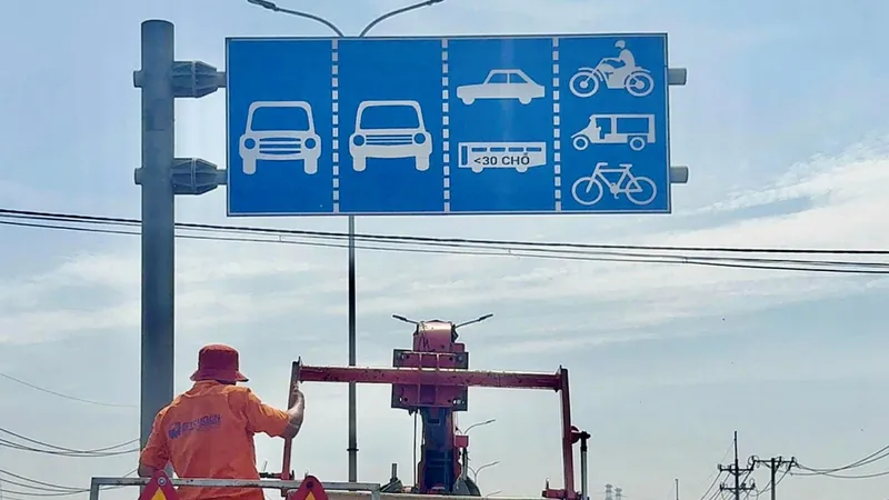 Đồng Nai: Áp dụng phân làn mới trên quốc lộ 51