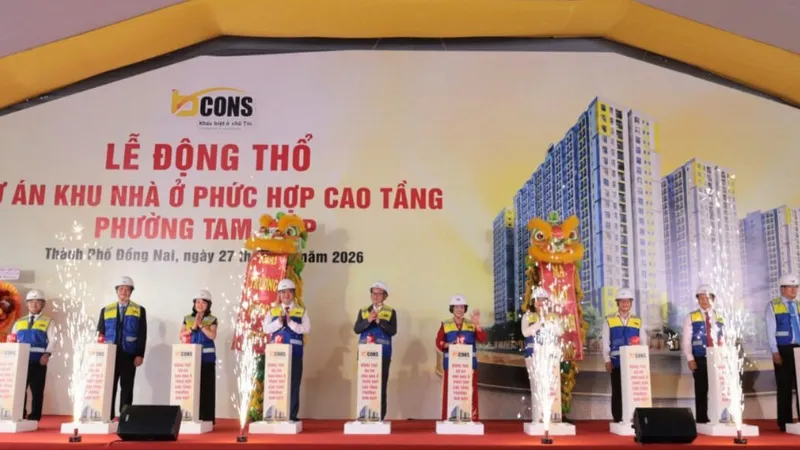 Tập đoàn Bcons động thổ dự án 2.800 căn hộ ở trung tâm đô thị Đồng Nai