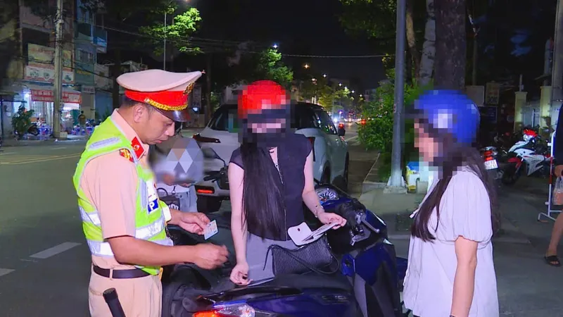 TP Đồng Nai: Xử lý nhiều thanh thiếu niên vi phạm trật tự an toàn giao thông