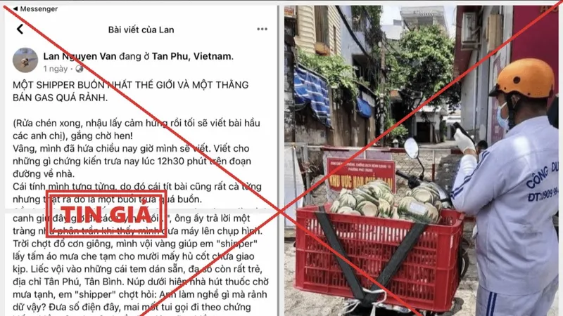 Xử phạt người đăng thông tin bịa đặt "nhân viên mặc đồ bảo hộ chở các hũ tro cốt của người chết do Covid-19" giao cho người thân