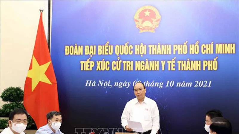 Chủ tịch nước Nguyễn Xuân Phúc: Rút kinh nghiệm từ đại dịch Covid-19 để chuẩn bị ứng phó tốt hơn