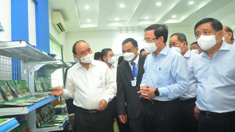 Chủ tịch nước Nguyễn Xuân Phúc: Khu Nông nghiệp Công nghệ cao TPHCM là nơi dẫn dắt, định hướng nông nghiệp của thành phố