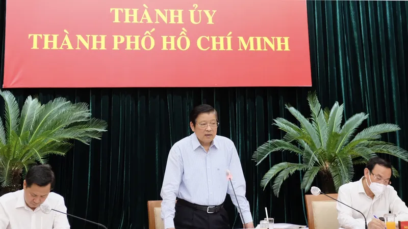 Trưởng Ban Nội chính Trung ương Phan Đình Trạc: Đẩy nhanh tiến độ xử lý một số sai phạm tại TPHCM