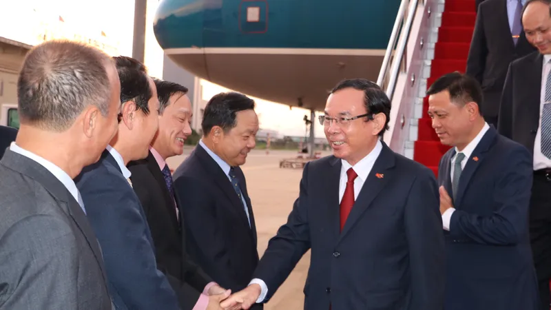 Đoàn đại biểu cấp cao TPHCM thăm và làm việc tại Lào