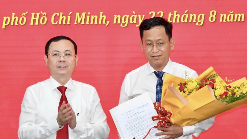 Đồng chí Trần Quốc Trung giữ chức Phó Trưởng Ban Nội chính Thành ủy TPHCM