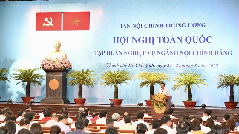 Hội nghị toàn quốc tập huấn nghiệp vụ ngành nội chính Đảng