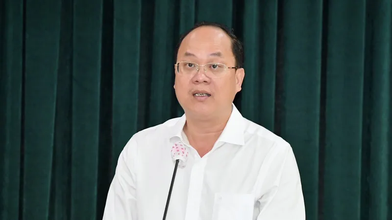 Đồng chí Nguyễn Hồ Hải, Phó Bí thư Thành ủy TPHCM được phân công giữ chức Trưởng Ban Chỉ đạo kiểm tra, giám sát, đôn đốc giải quyết các vụ việc tồn đọng, vướng mắc, khiếu kiện đông người trên địa bàn TPHCM. Ảnh: VIỆT DŨNG