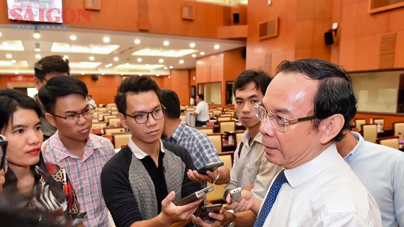 Đồng chí Nguyễn Văn Nên chia sẻ về việc Thành ủy TPHCM lập 13 tổ công tác kiểm tra, giám sát các dự án trọng điểm