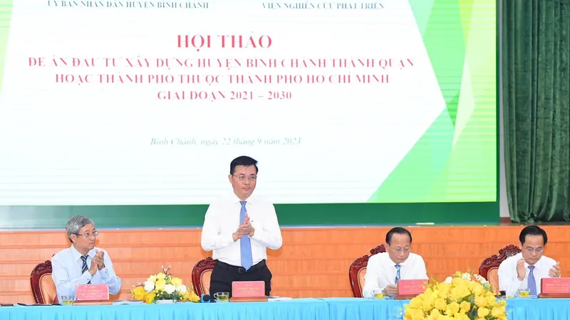 Huyện Bình Chánh hướng đến “đô thị phức hợp”, trung tâm dịch vụ đô thị cấp vùng