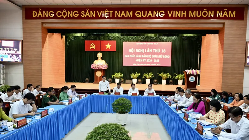 Quận Bình Tân tăng tốc giải ngân vốn đầu tư công đạt 68% trong 9 tháng đầu năm