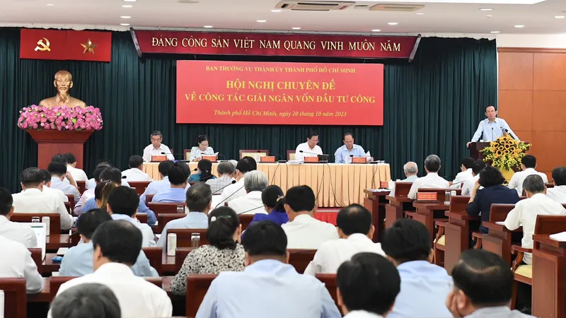 TPHCM và Hà Nội là hai địa phương giải ngân vốn đầu tư công nhiều nhất cả nước