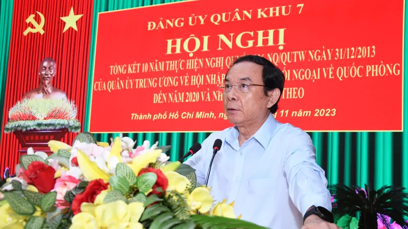 TPHCM luôn dành nguồn lực cho hoạt động hội nhập quốc tế và đối ngoại quốc phòng